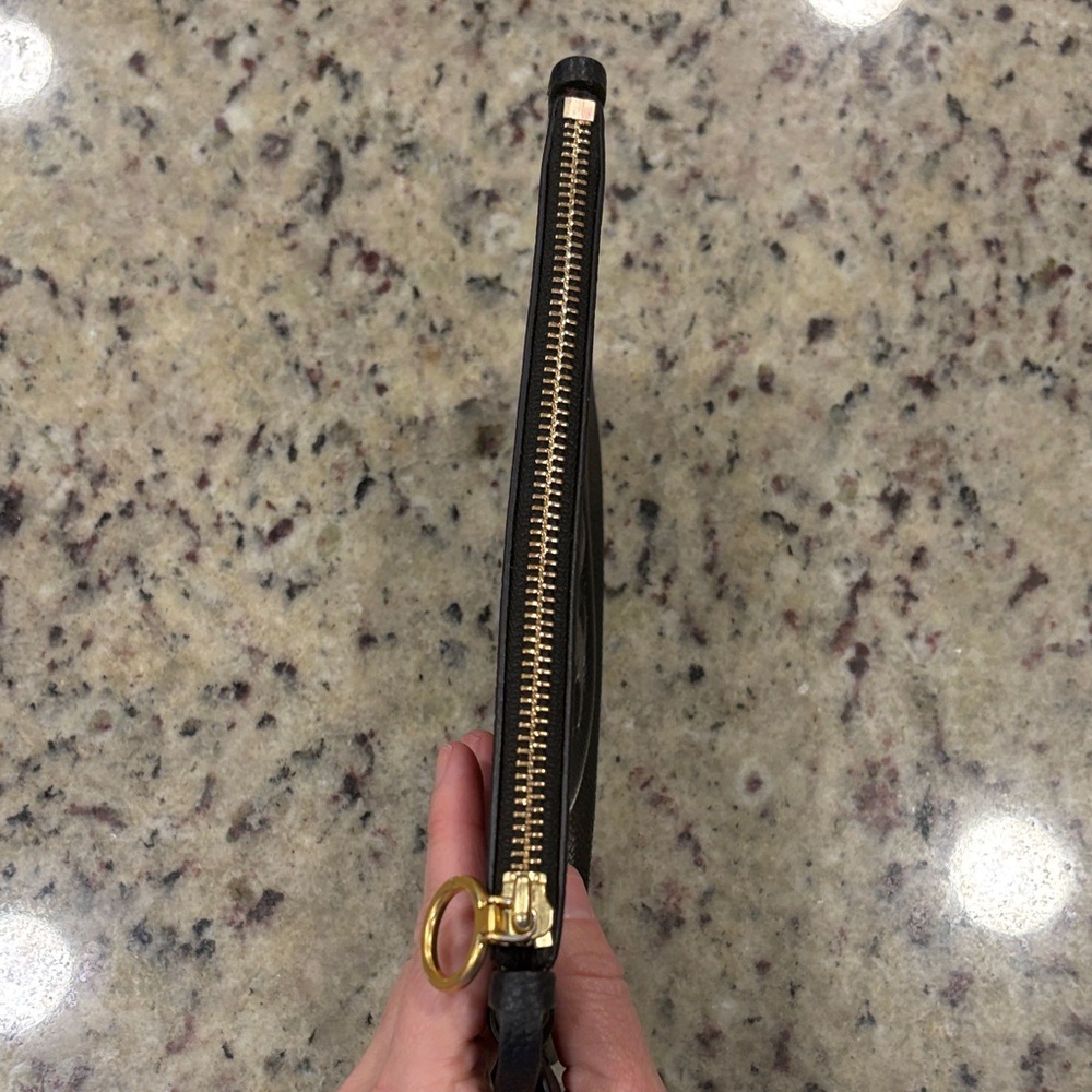 Tory Burch Black Leather Pouch - Picture 3 of 4